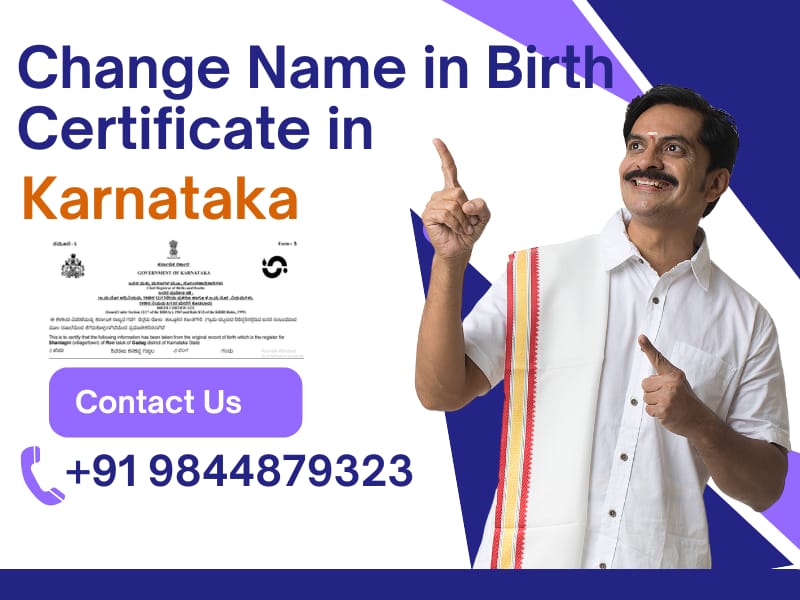 Change Name in Birth Certificate in Karnataka