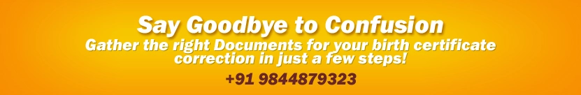 Birth Certificate Correction Online in Hyderabad 2 Name change documentation in Hyderabad