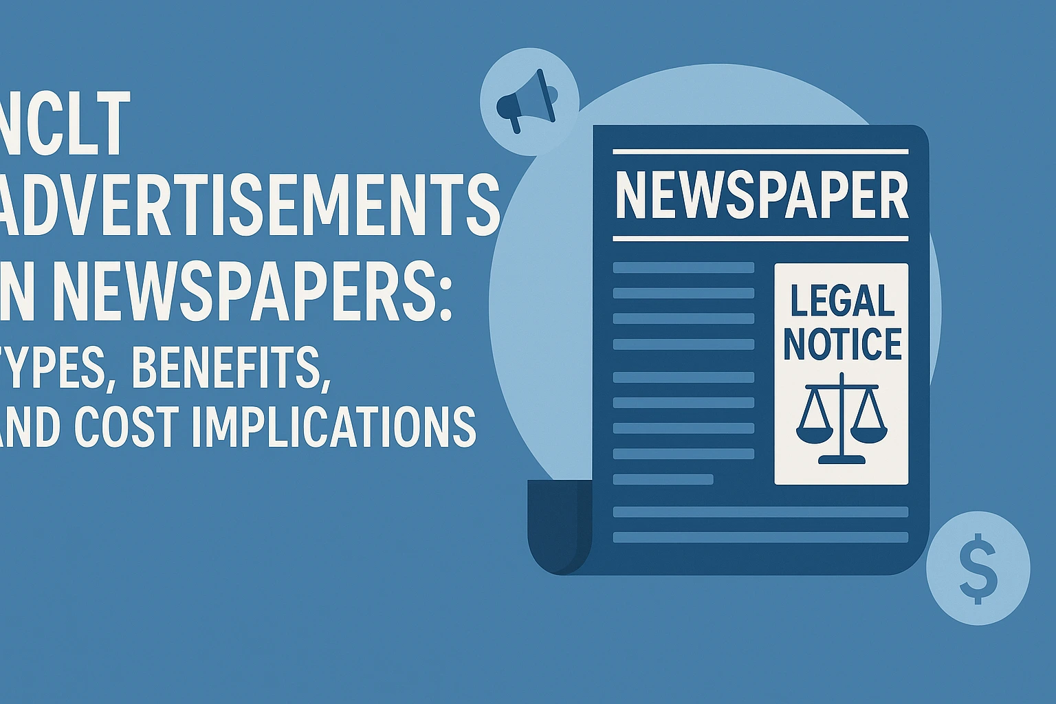 NCLT Advertisements in Newspapers