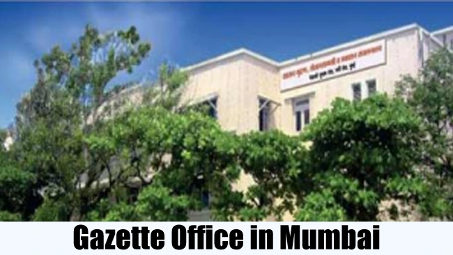 Gazette Office in mumbai is located at 
 Near Charni Road Station 