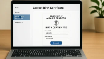 Birth Certificate Correction Online in Andhra Pradesh – Step by Step Guide 2025