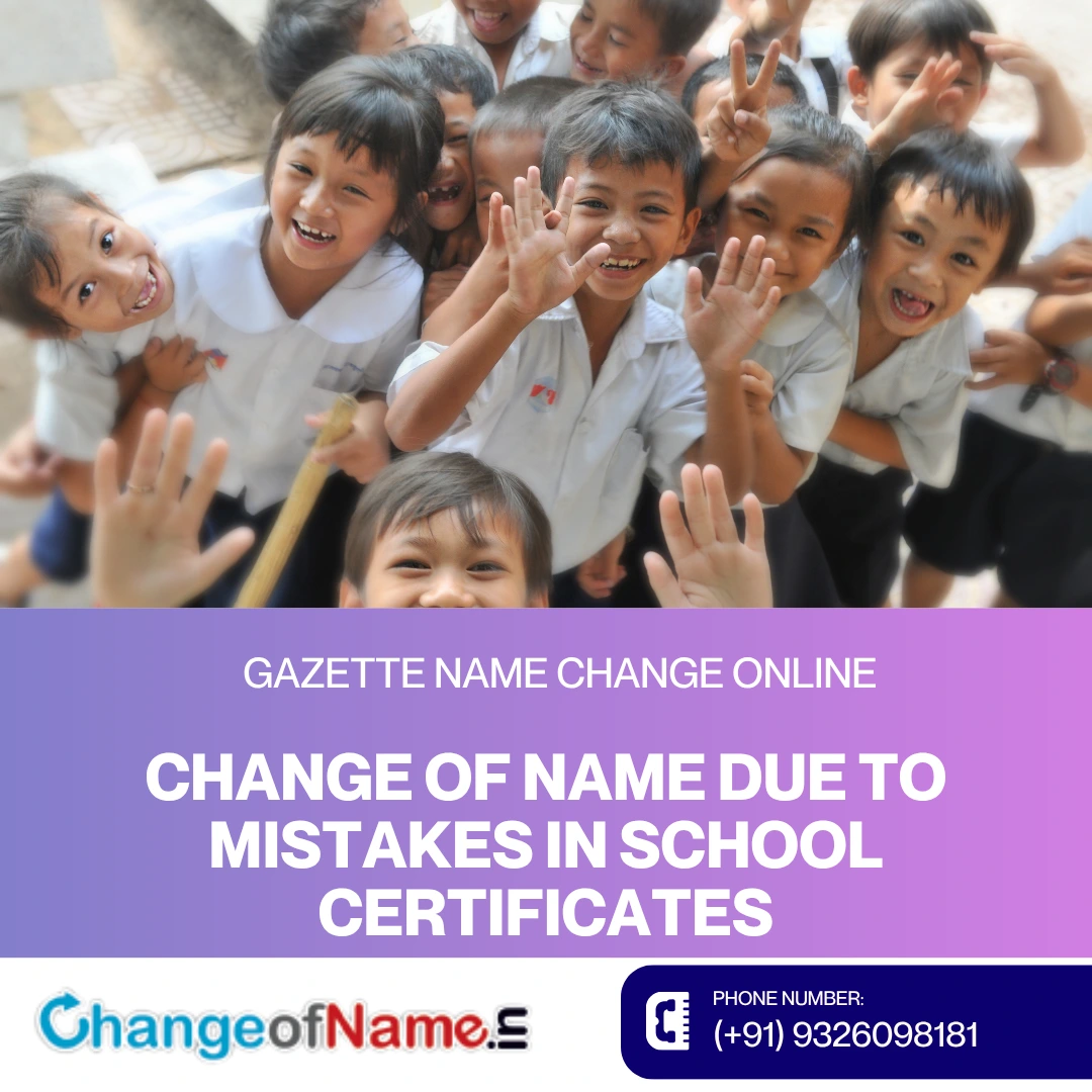 Gazette Sample for Change of Name Maharashtra