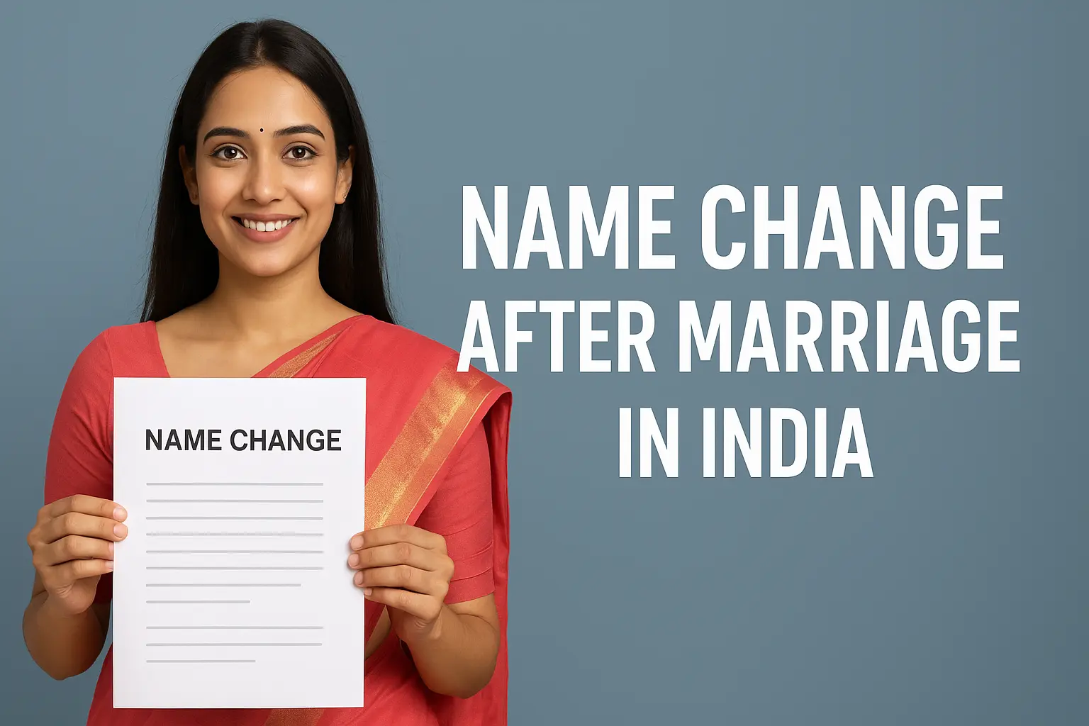 Name Change After Marriage in India Complete Guide Process