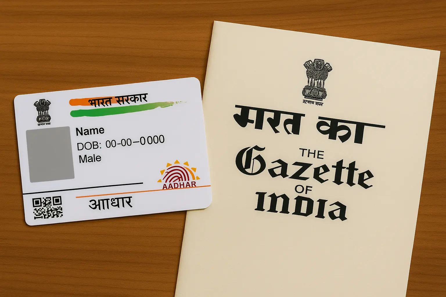Aadhar Card Name Change via Gazette Notification in Bengaluru Karnataka