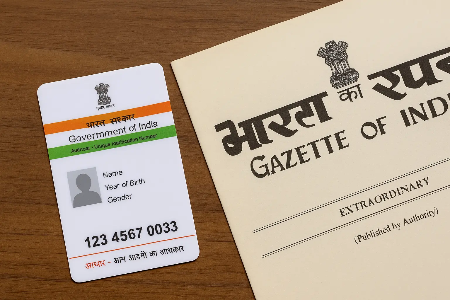 Aadhar Card Name Change with Gazette Notification in Maharashtra