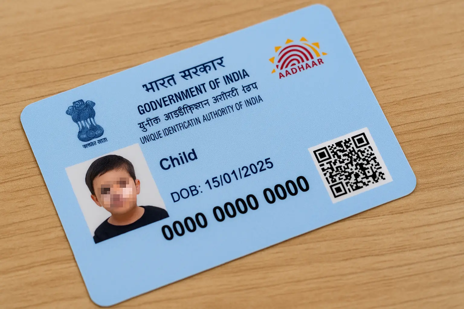 Blue Aadhaar Card 2025 Complete Guide for Child Enrollment