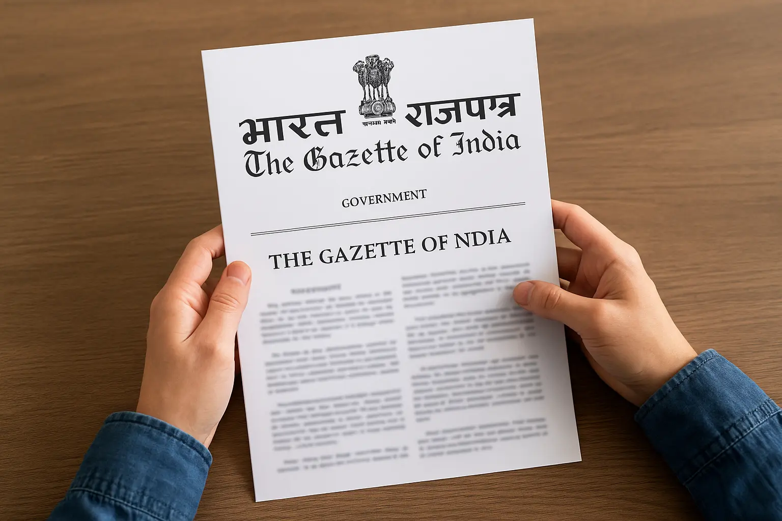 Gazette of India Complete Guide to Name Change Notifications Process